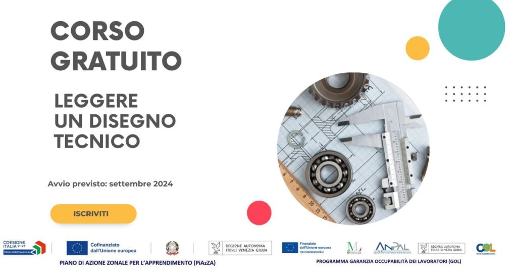 Leggere un disegno tecnico (Avvio 23 settembre 2024)